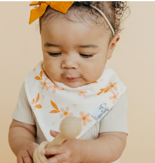 Copper Pearl Rue Bandana Bib Set