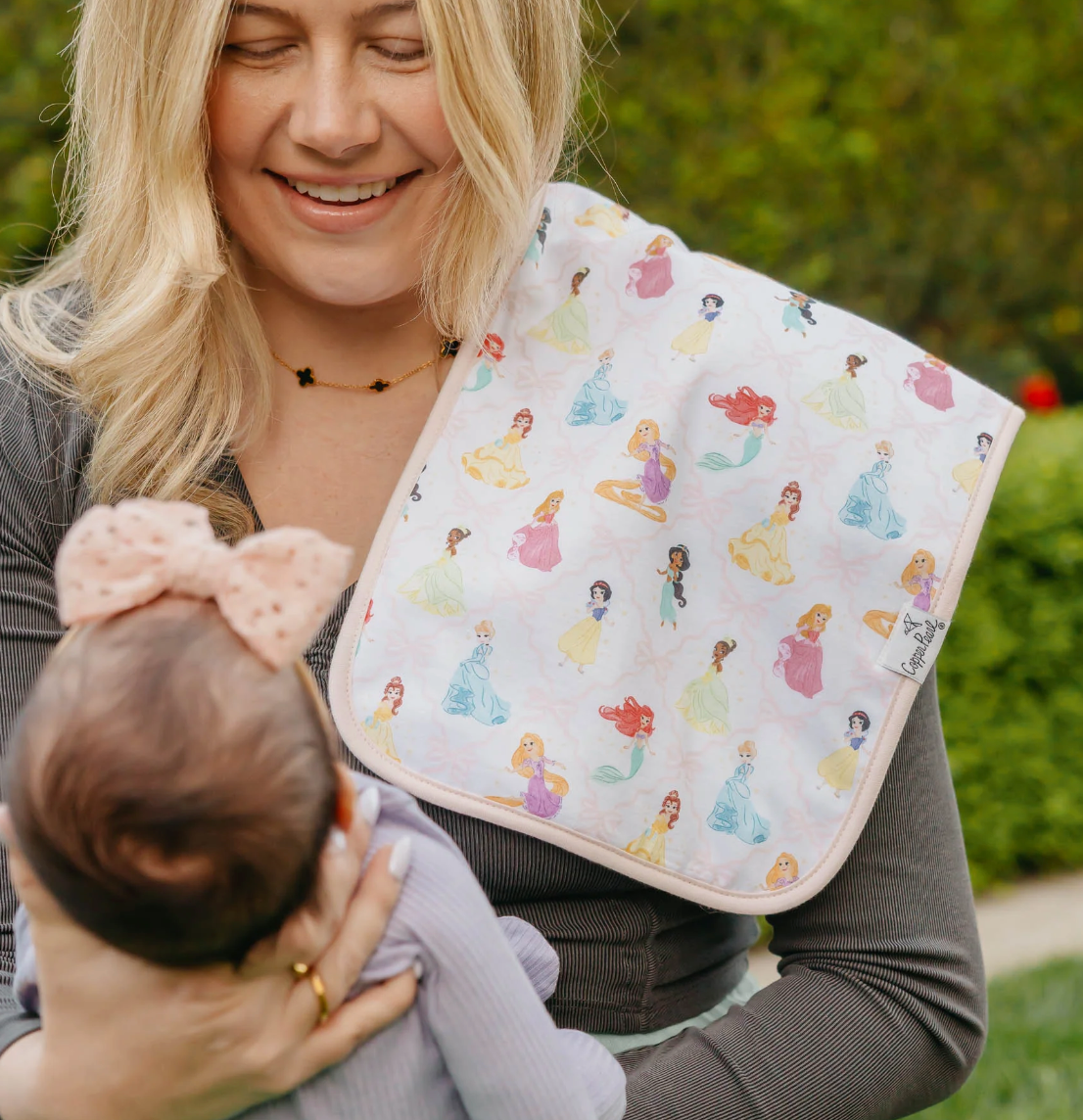 Copper Pearl Disney Princess Burp Cloth Set (3-Pack)