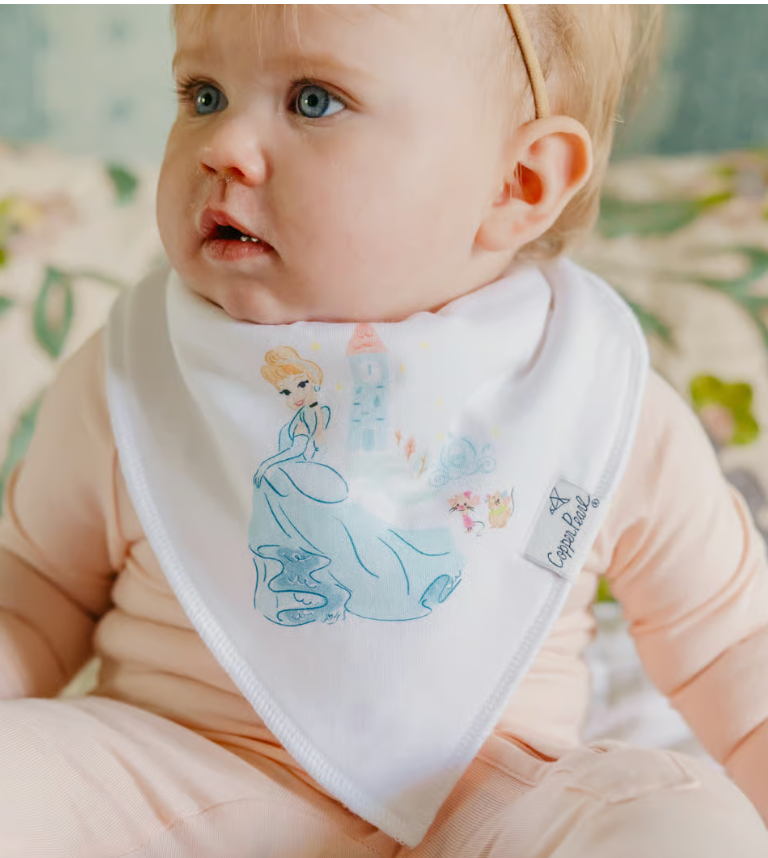 Copper Pearl Disney Princess Bandana Bib Set (6-pack)