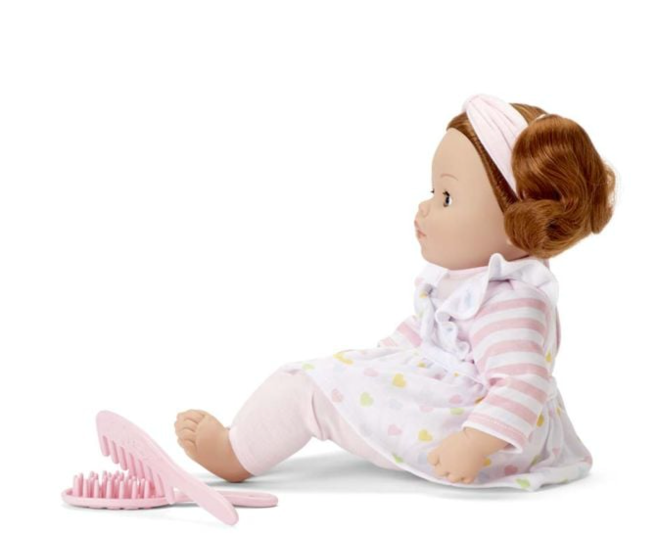 Madame Alexander 14''My Little Girl Polka Dot Pinafore