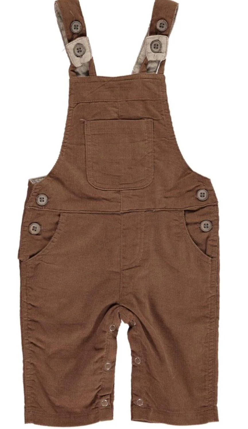 Me & Henry Harrison Cord Overall - Tan