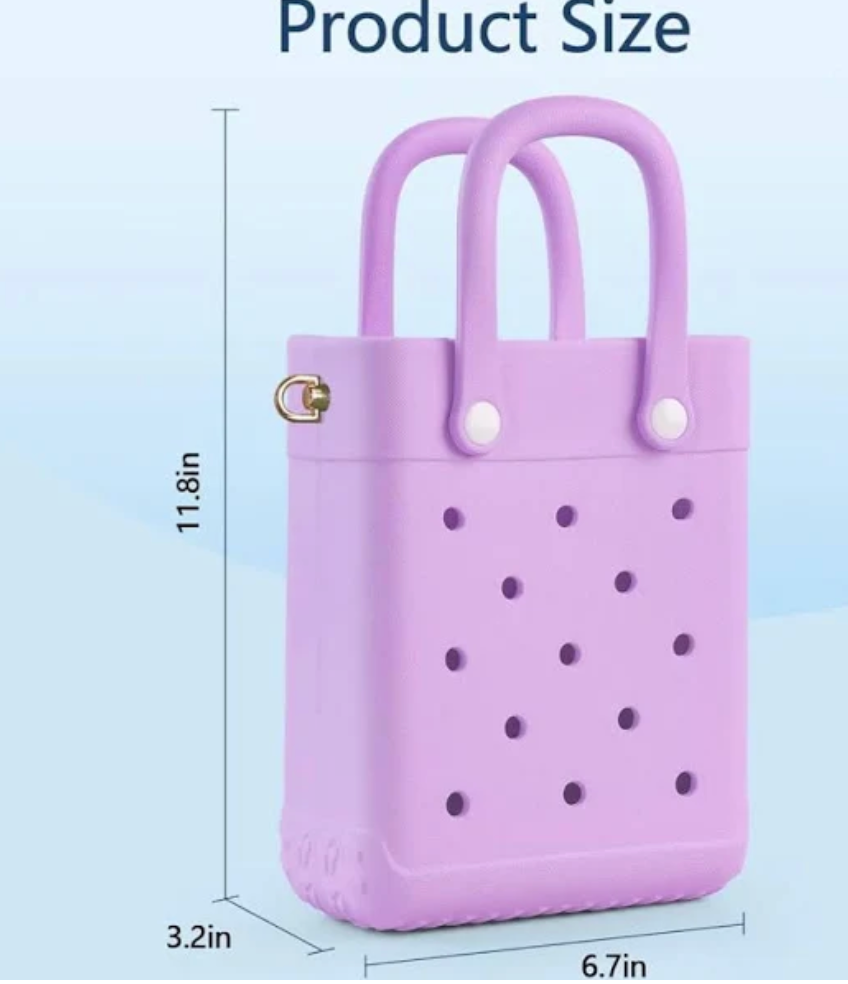 Purple Charm Tote Bag