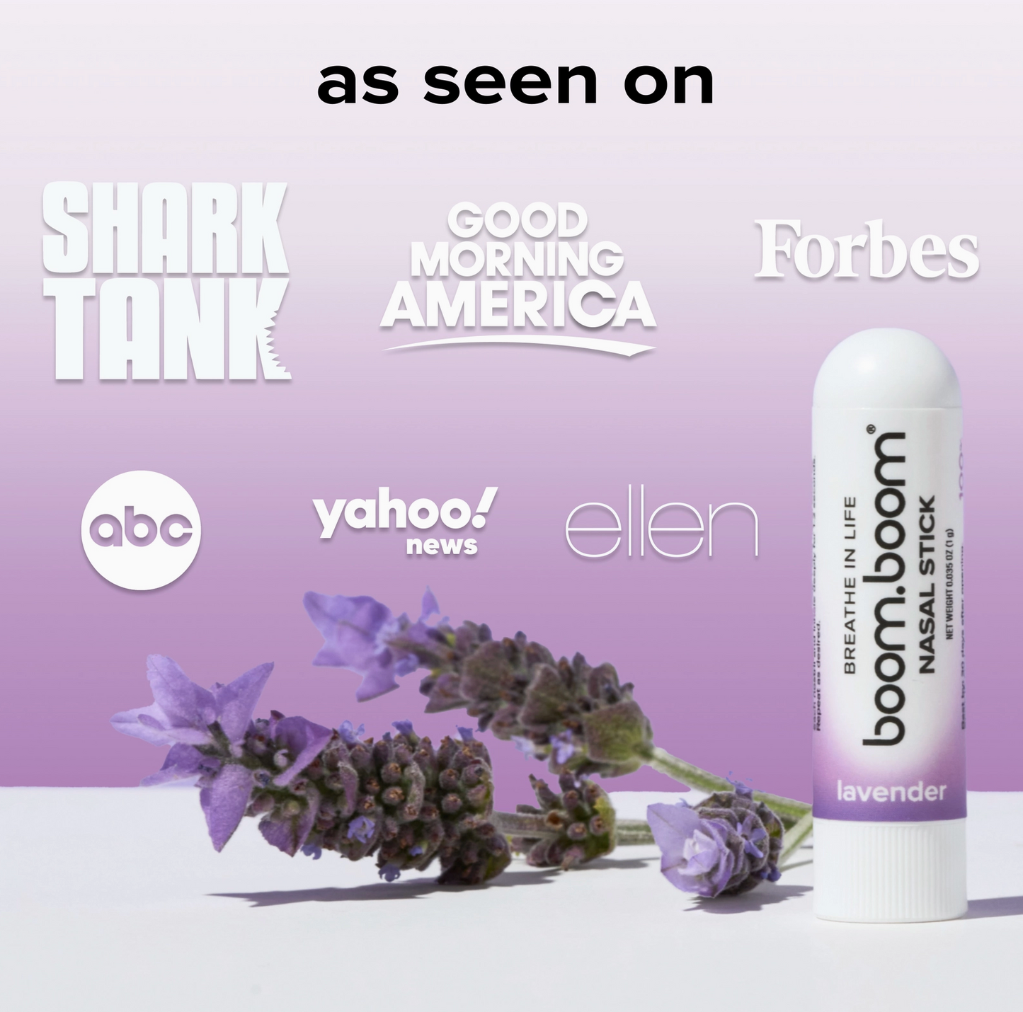 Boom Boom Nasal Stick Lavender