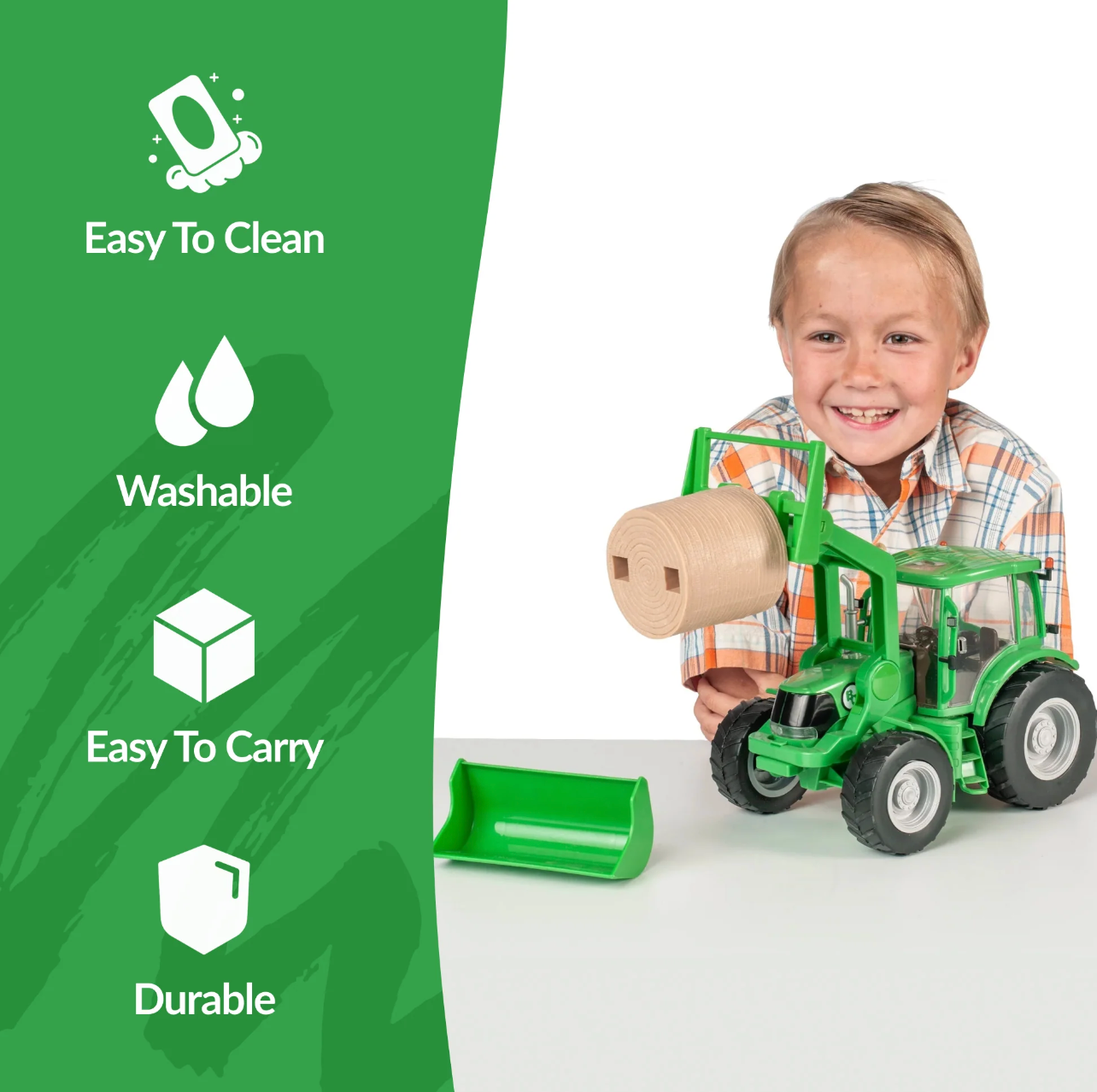 Tractor & Implements - Green