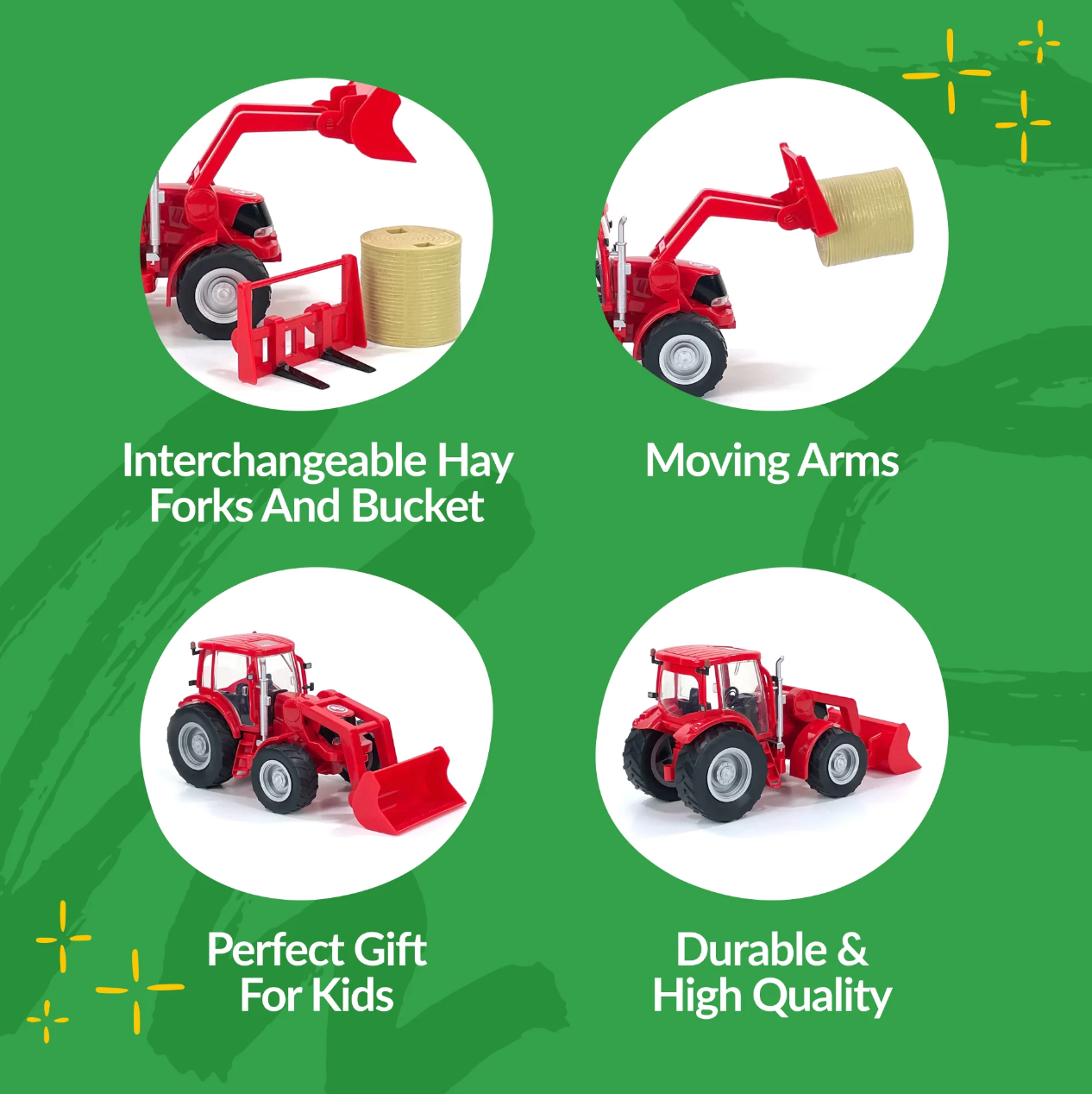 Tractor & Implements - Red
