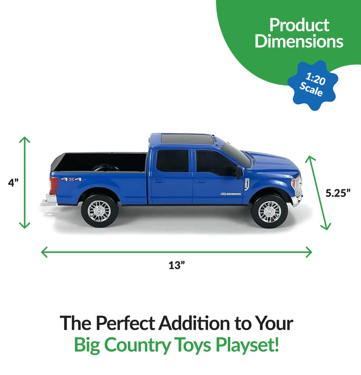 Blue Ford F-250 Super Duty