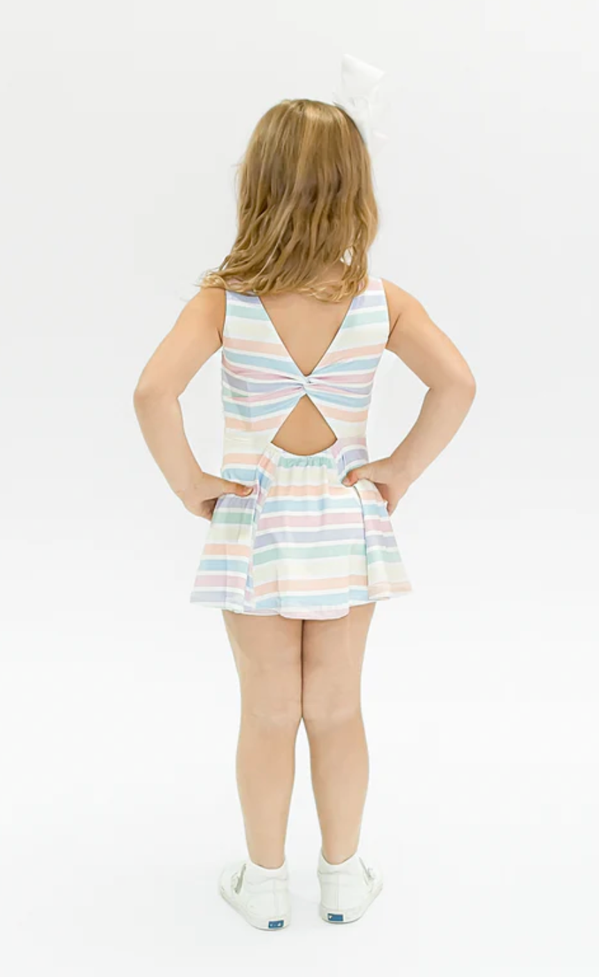 Belle Cher Keller Striped Dress