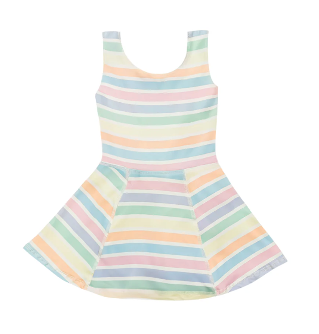 Belle Cher Keller Striped Dress