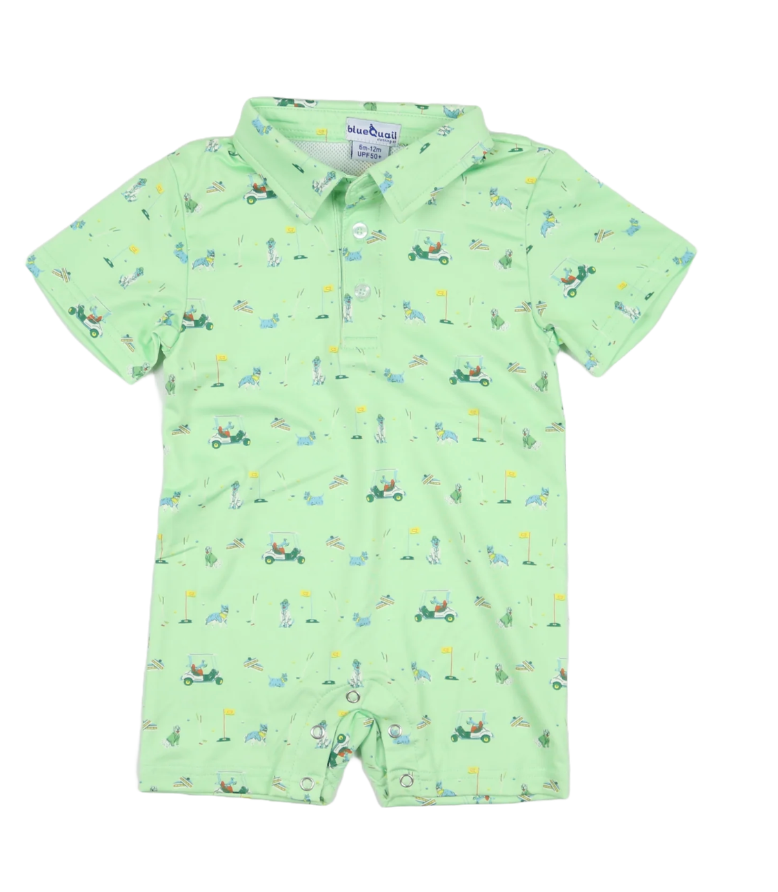 Blue Quail Dogwood Polo SS Romper