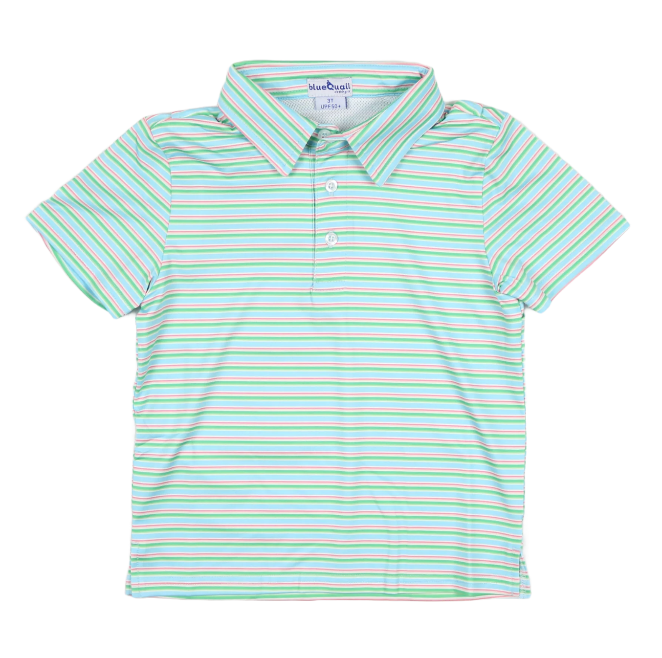 Blue Quail Sherbet Stripe Polo SS Shirt