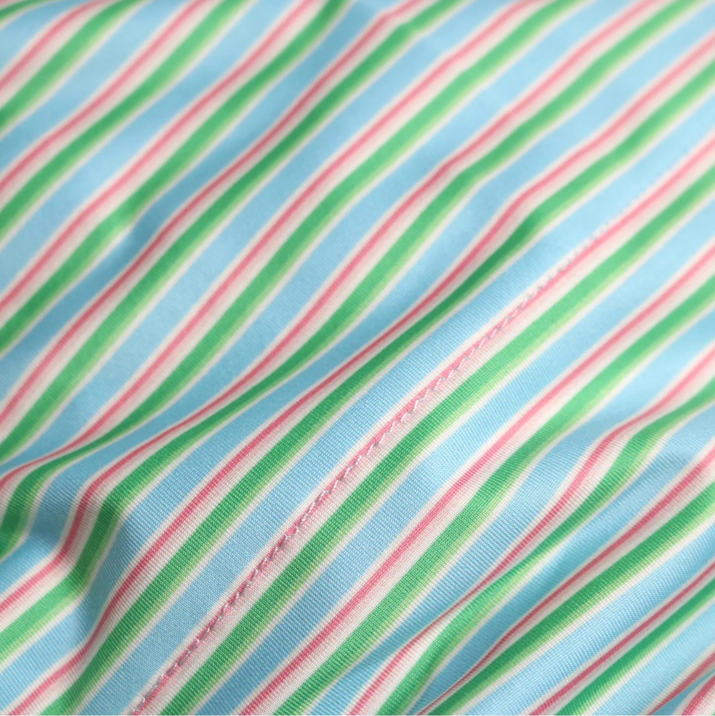 Blue Quail Sherbet Stripe Polo SS Shirt