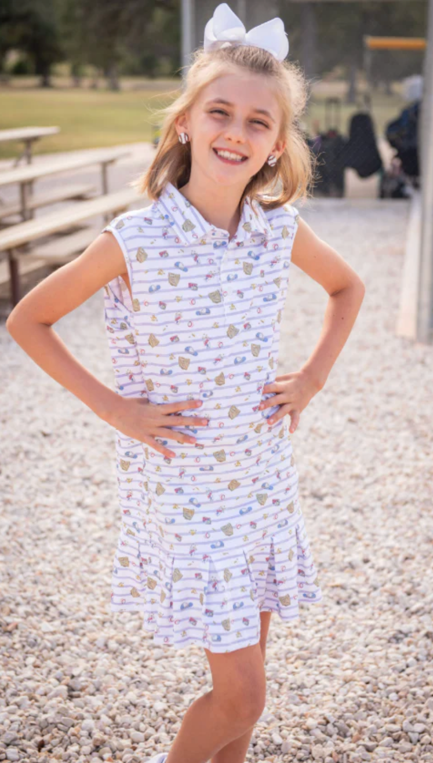 Blue Quail 7th Inning Stretch Polo Sleeveless Dress