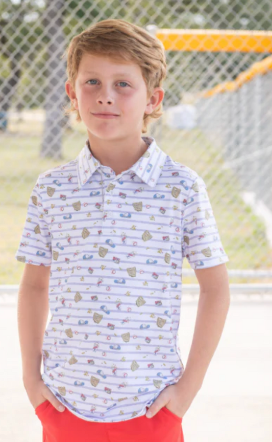 Blue Quail 7th inning Stretch Polo SS Shirt