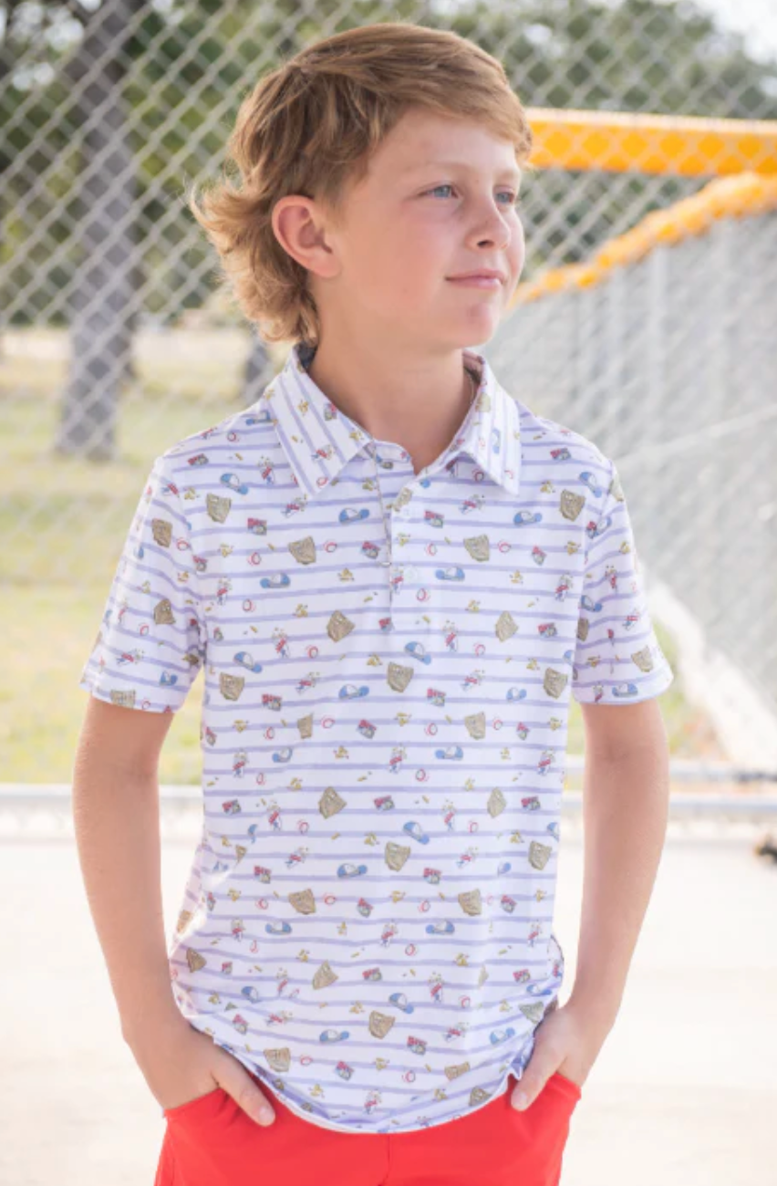 Blue Quail 7th inning Stretch Polo SS Shirt