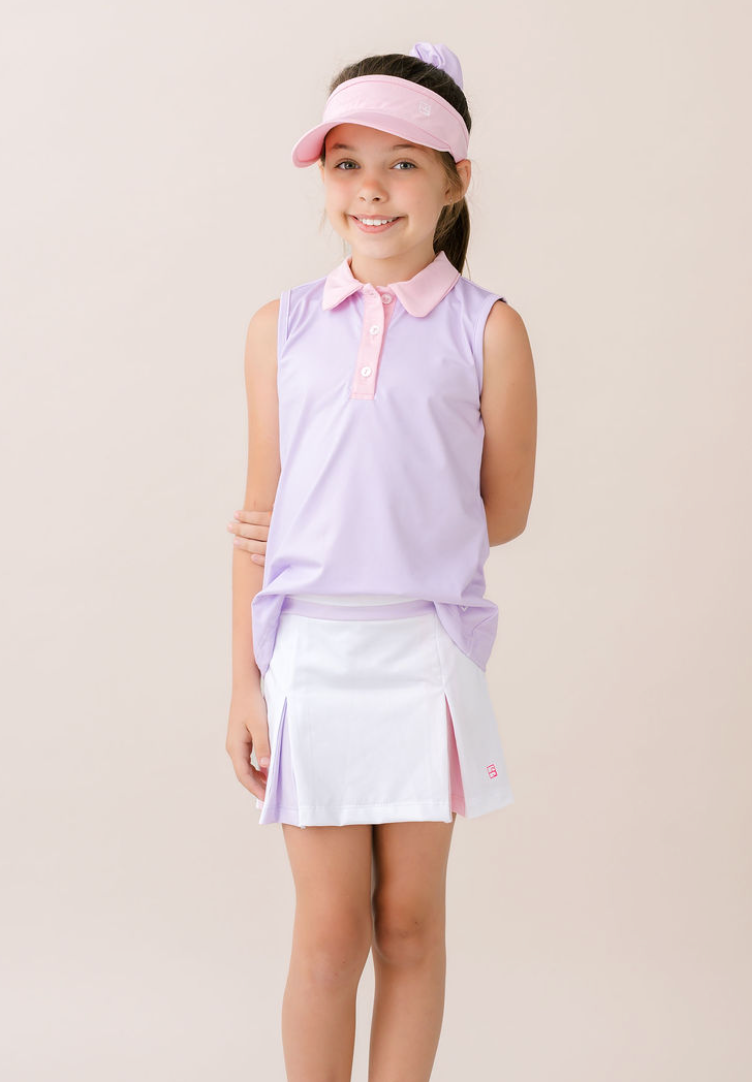 Set Fashions Courtney Skort, Pure Coconut, Cotton Candy Pink, Petal Purple