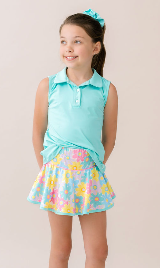 Set Athletics Gabby Tank Totally Turquoise