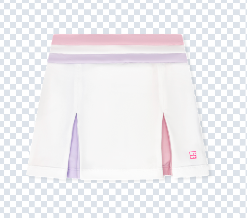 Set Fashions Courtney Skort, Pure Coconut, Cotton Candy Pink, Petal Purple