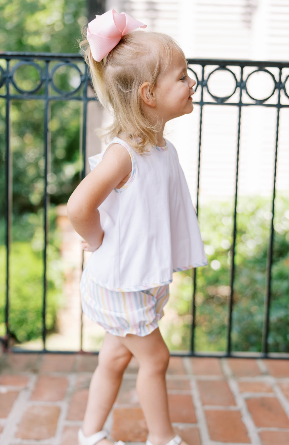 Lullaby Set Channing Bloomer Set Sorbet Stripe