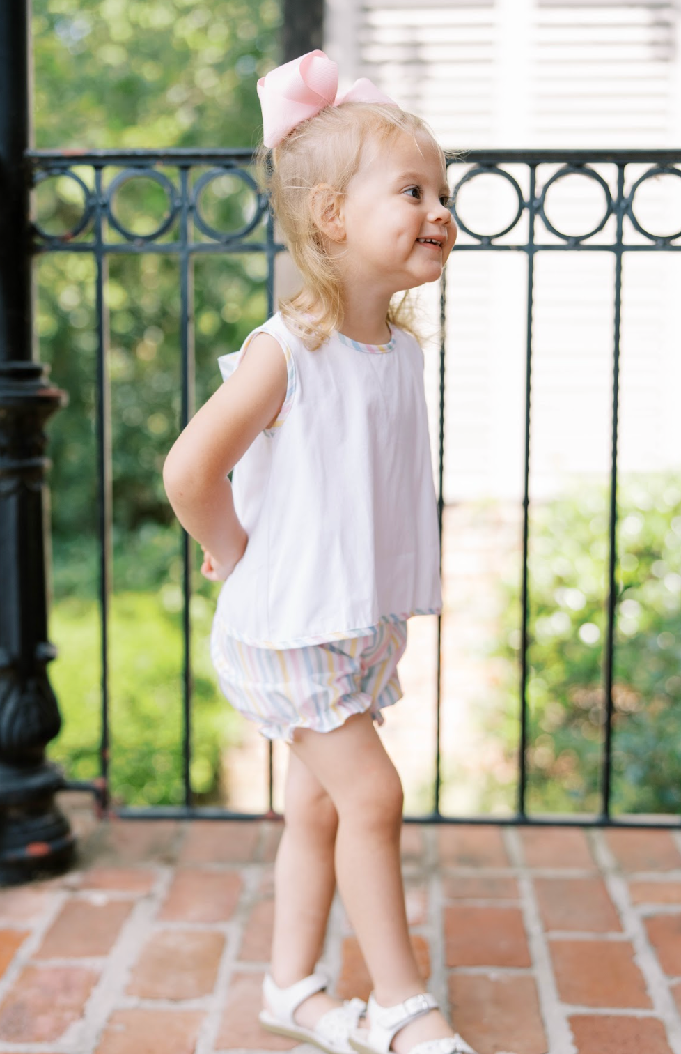 Lullaby Set Channing Bloomer Set Sorbet Stripe