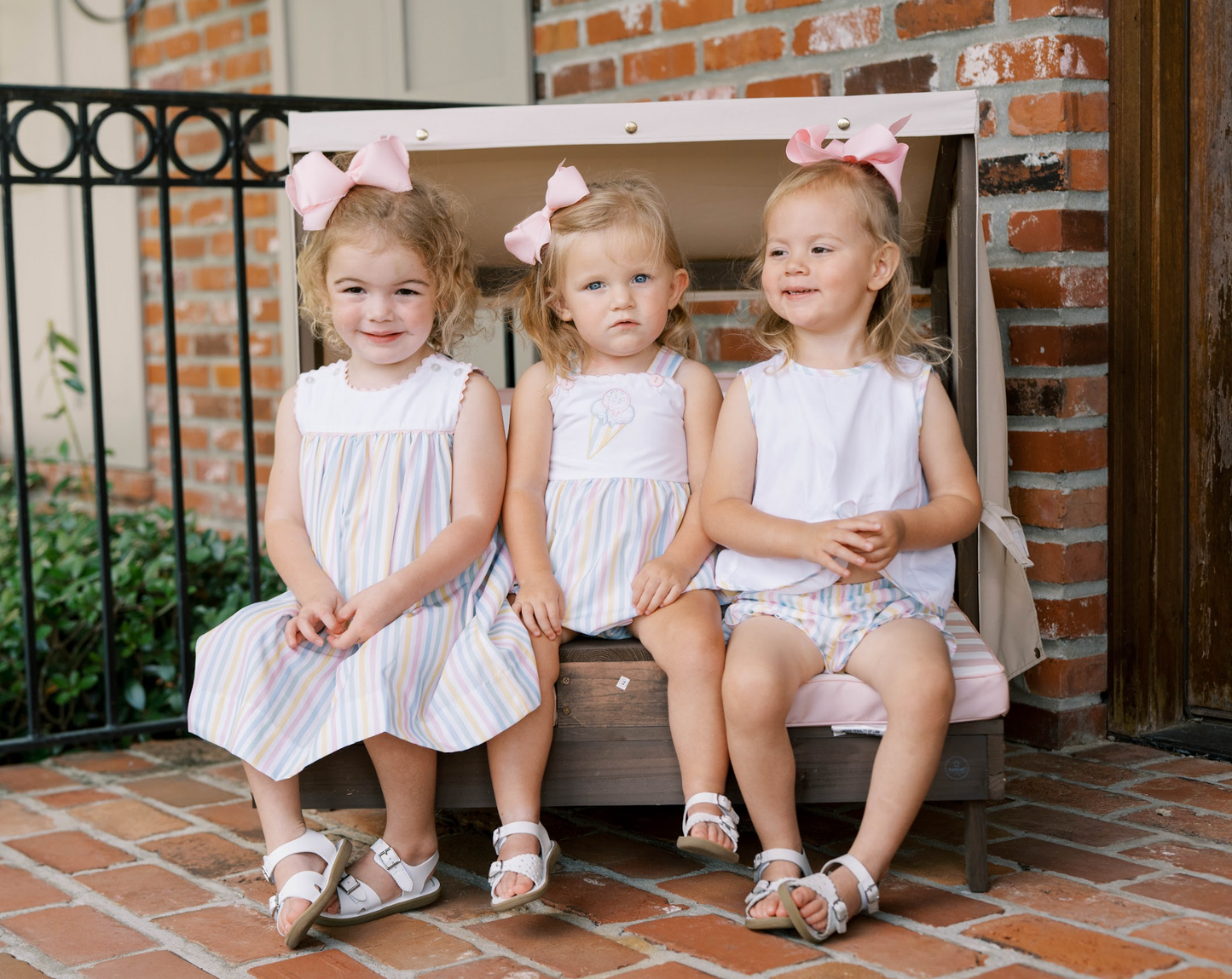 Lullaby Set Lynn Bubble Sorbet Stripe w/Ice Cream Cone