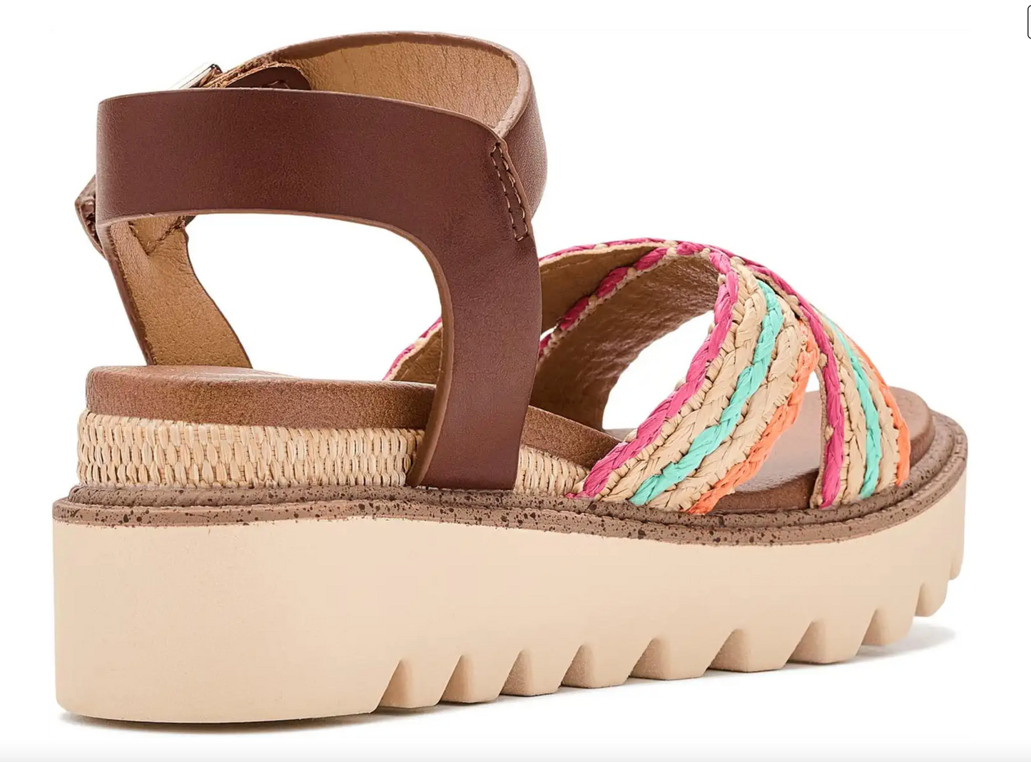 Mia Zhella Cognac Multi Shoe