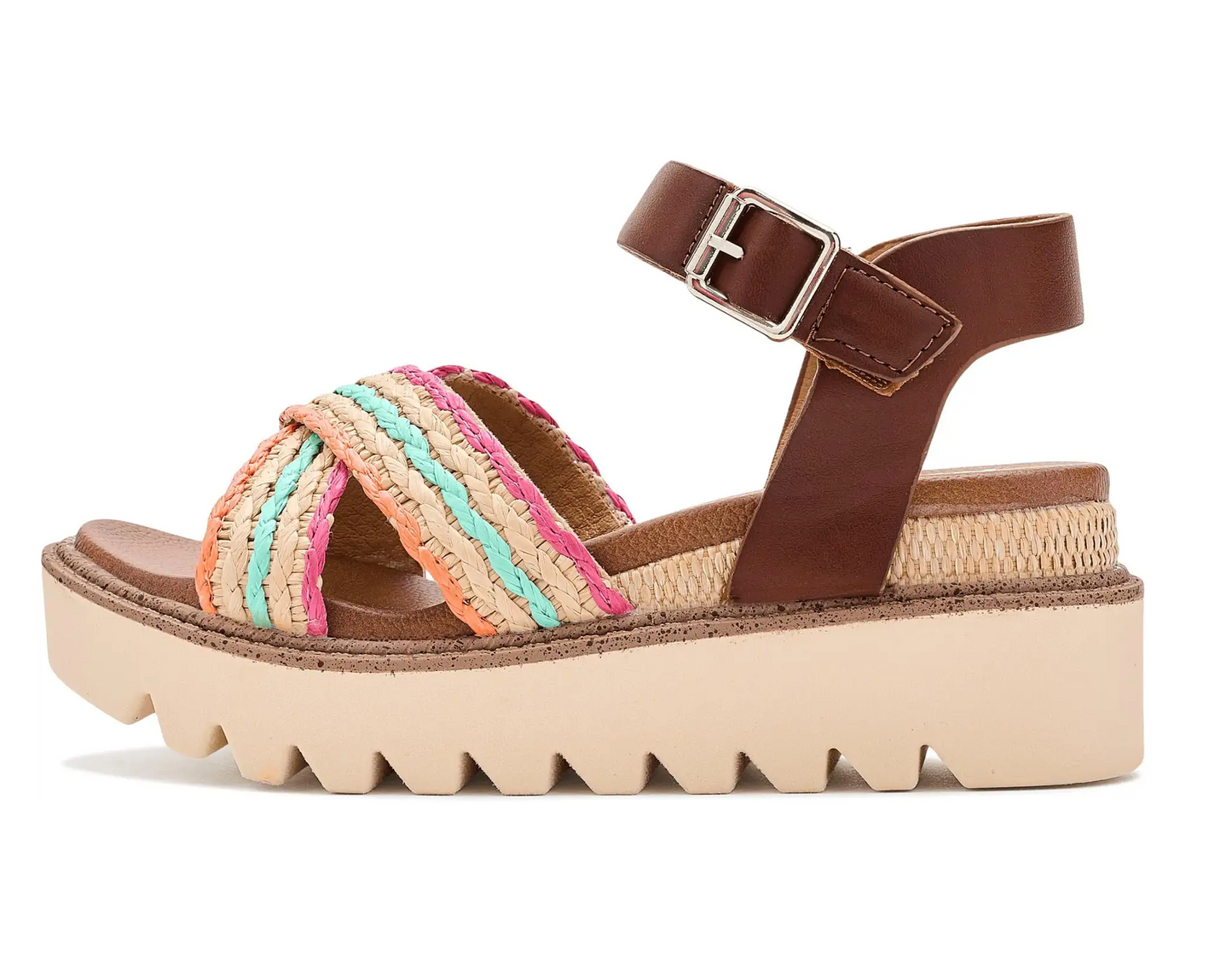 Mia Zhella Cognac Multi Shoe