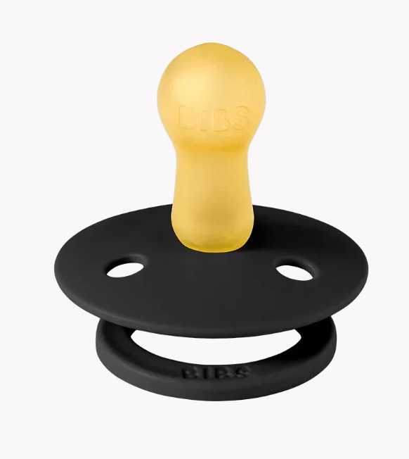 BIBS STUDIO Colour Pacifiers 2 Pack Polka - Ivory/Black