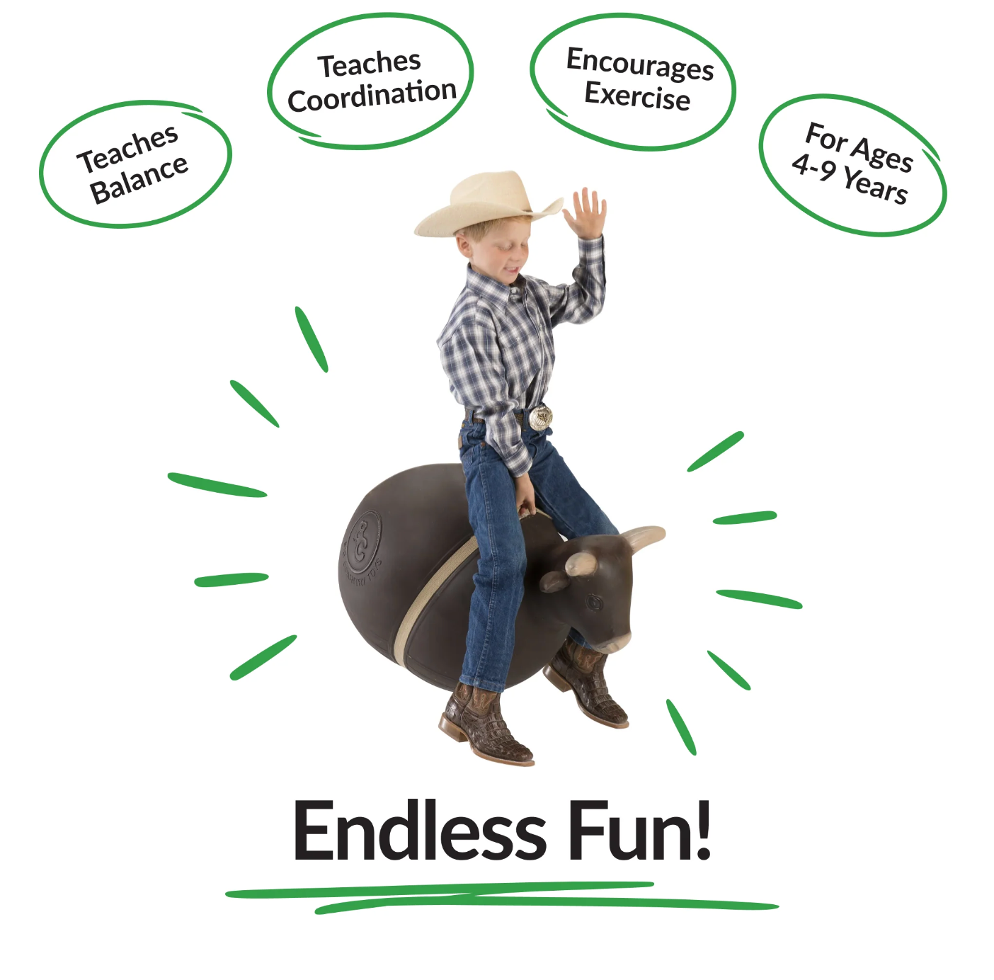 Big Country Toys Bouncing Bull
