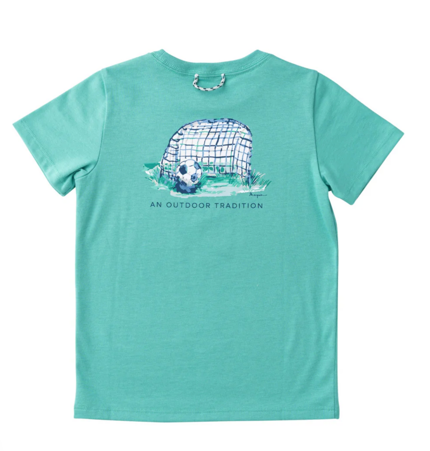 Prodoh Kid's Cotton Short Sleeve T-shirt – Soccer Goal Art