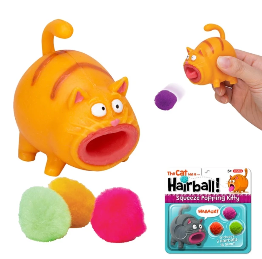The Cat has a Hairball!