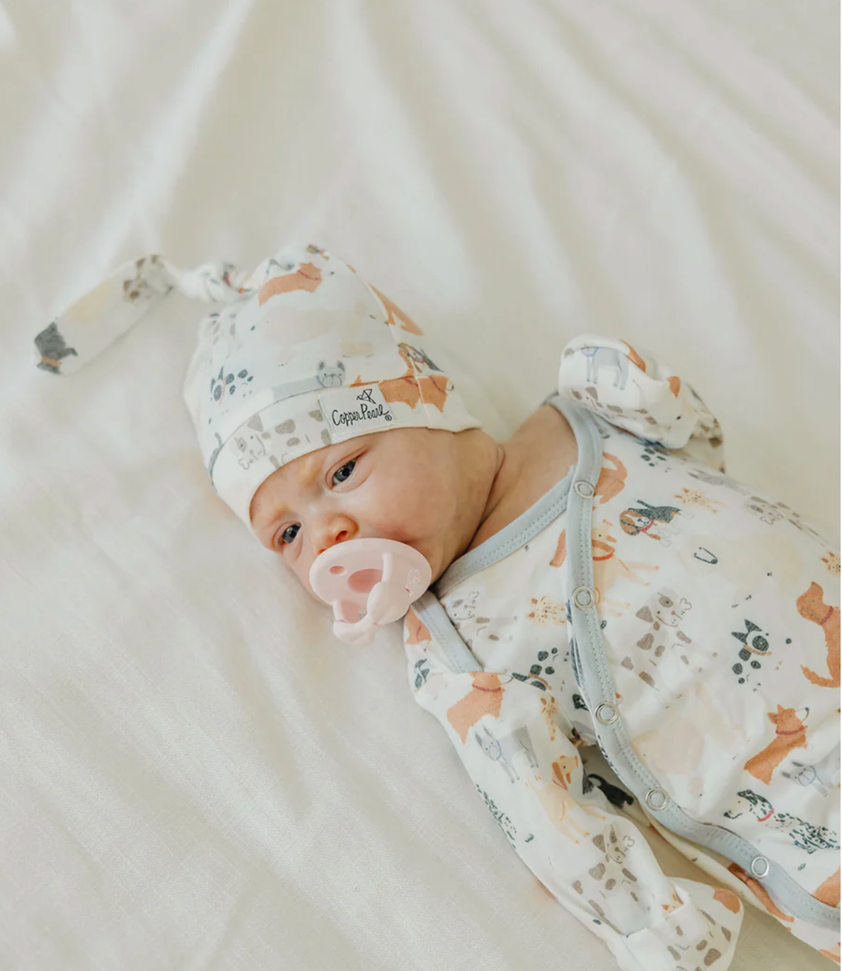 Copper Pearl Knotted Gown- Rufus