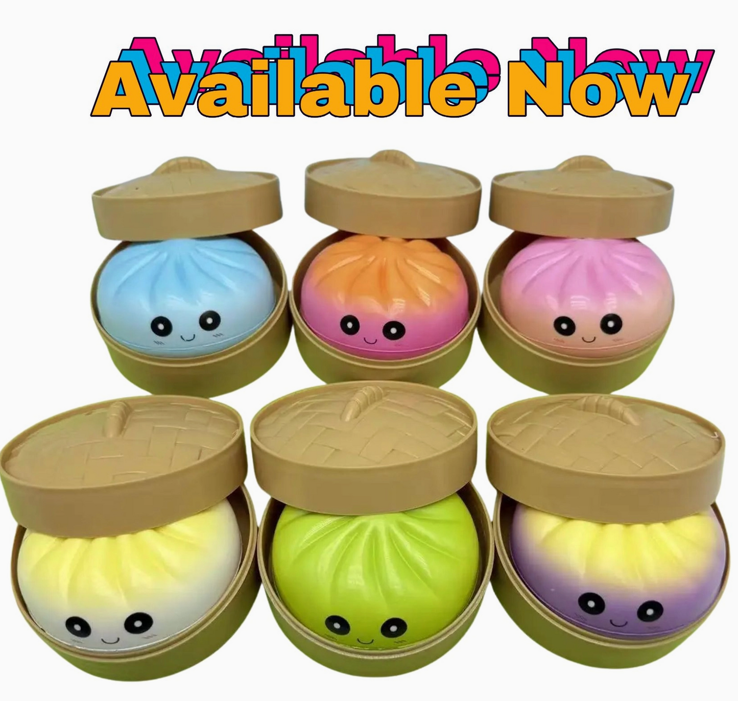 Viral Tie Dye Dumpling Slow Rising Squishy