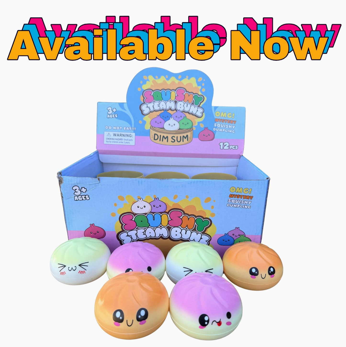 Viral Tie Dye Dumpling Slow Rising Squishy