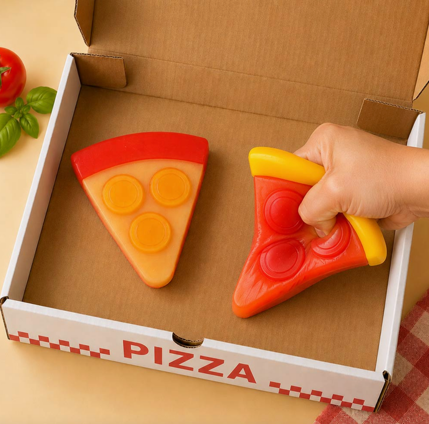 Pizza Slice Squishy Stress