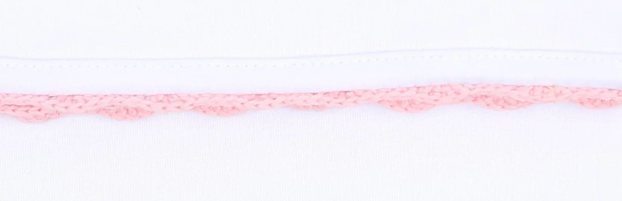 Magnolia Baby Baby Joy Crochet Trim Gown - Pink