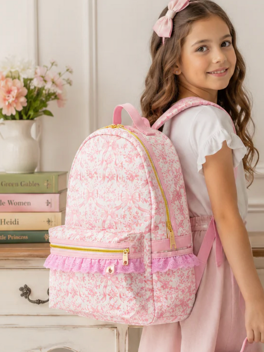 Cheeky Plum Bree Backpack - Heirloom Rose