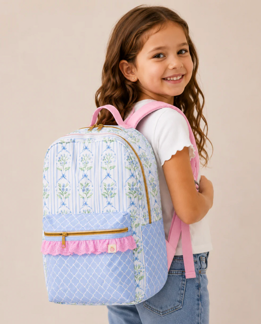 Cheeky Plum Bree Backpack - Forget Me Not