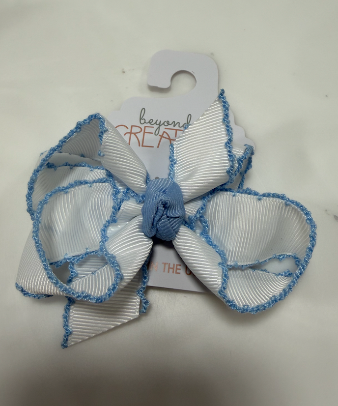 3.5'' Crochet Edge Bow