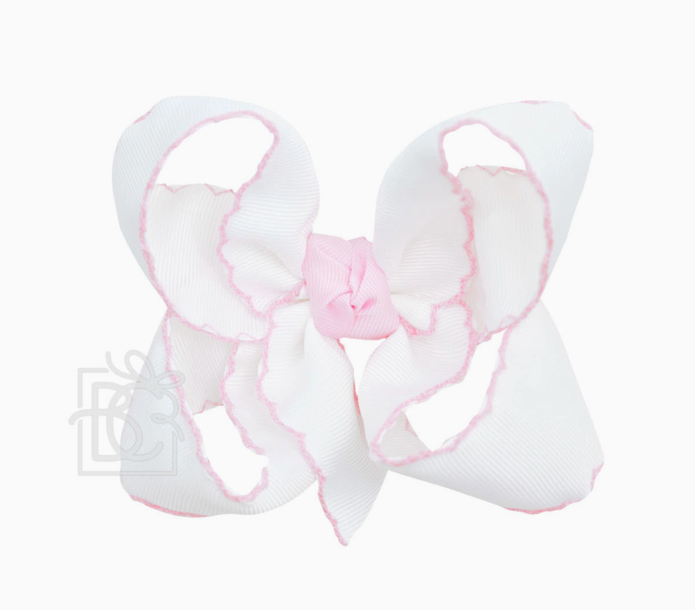 3.5'' Crochet Edge Bow