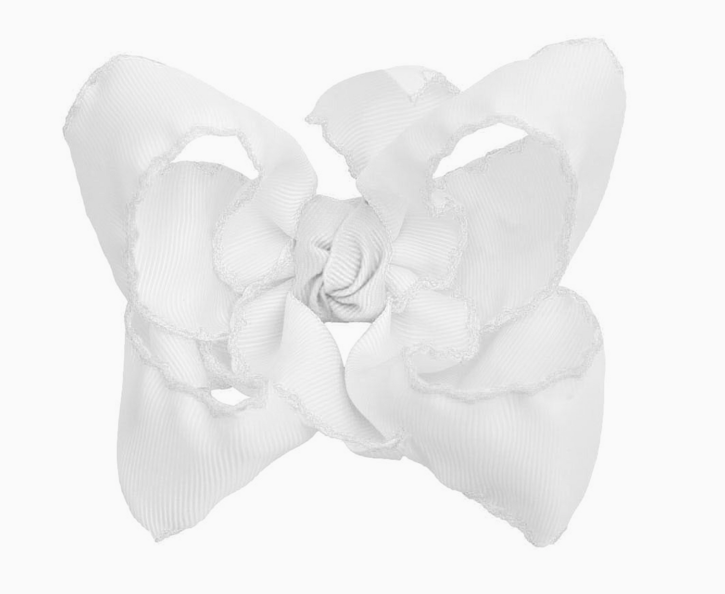 3.5'' Crochet Edge Bow