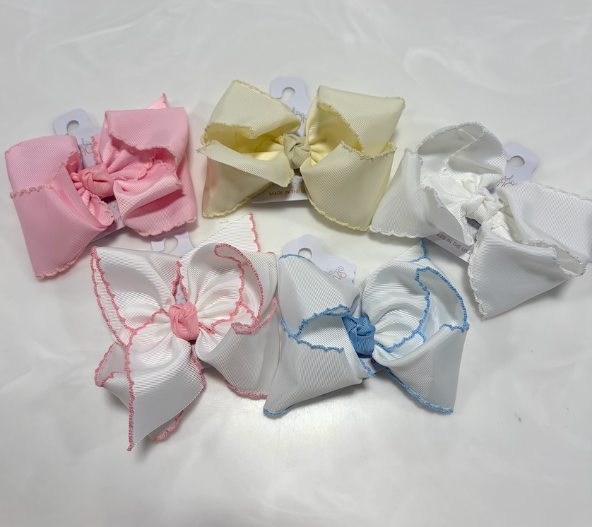 XL Crochet Edge Bow