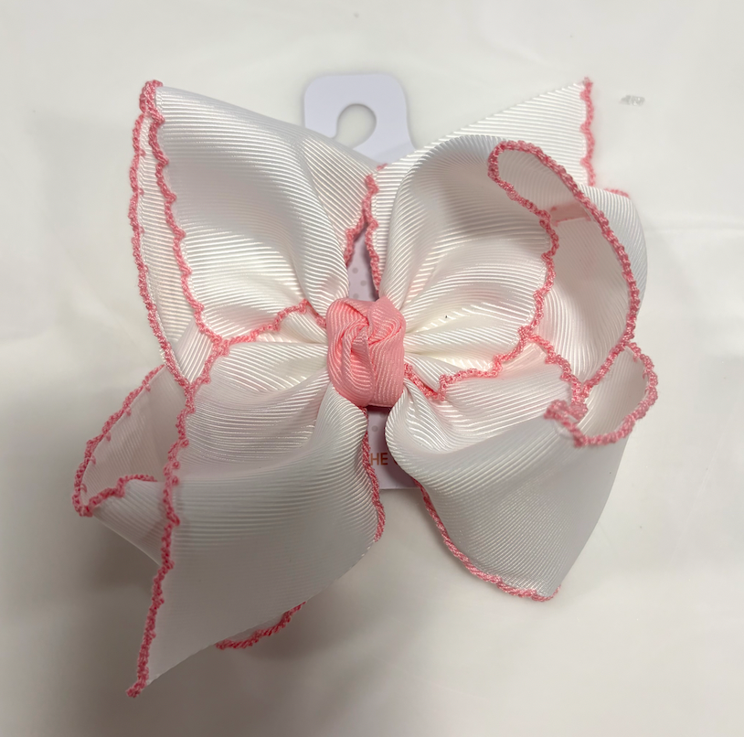 XL Crochet Edge Bow