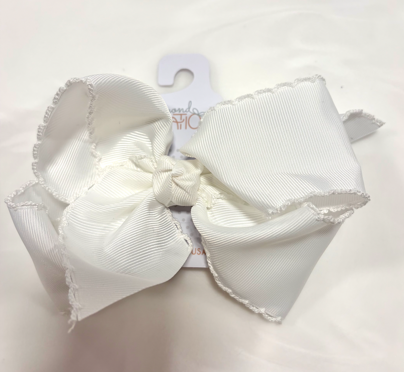 XL Crochet Edge Bow