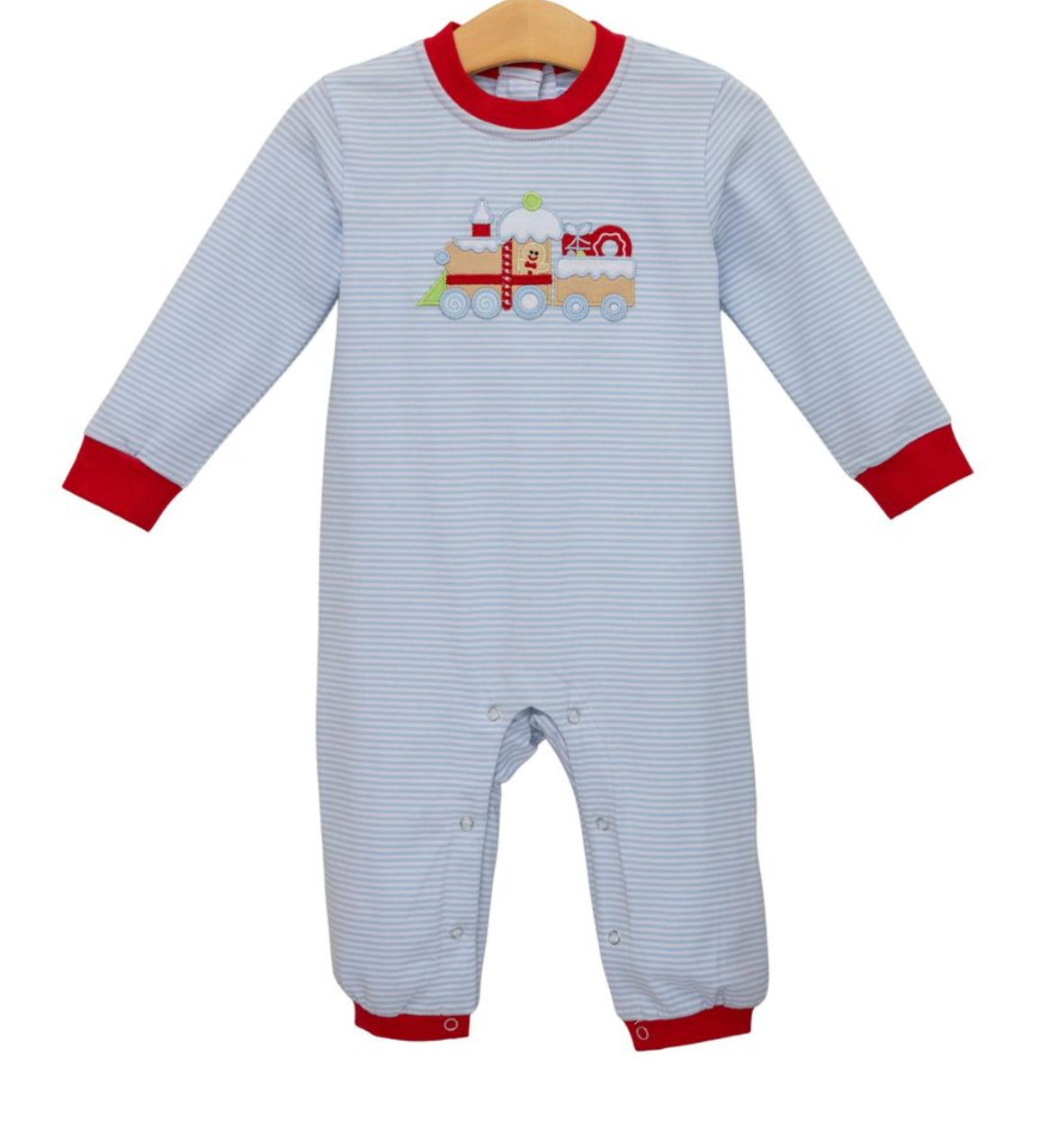 Trotter Street Kids Gingerbread Train Romper