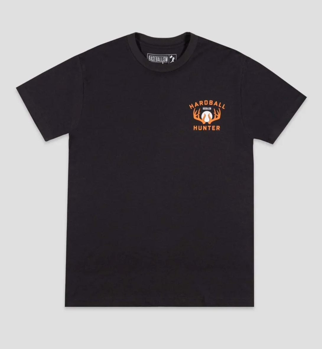 Baseballism Hardball Hunter Antlers T-Shirt (Black) - Youth