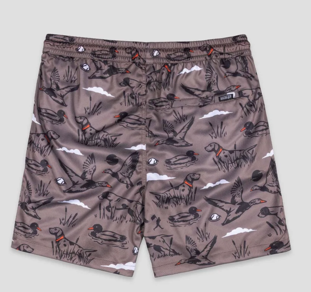 Baseballism Hardball Hunter Diamond Air Mesh Shorts (Buck Skin) - Youth