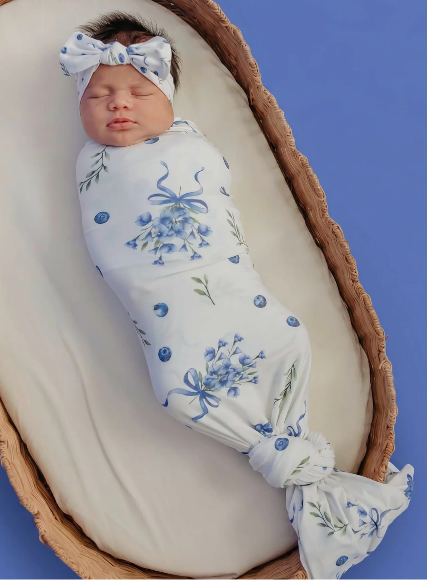 Copper Pearl Catherine Knit Swaddle Blanket