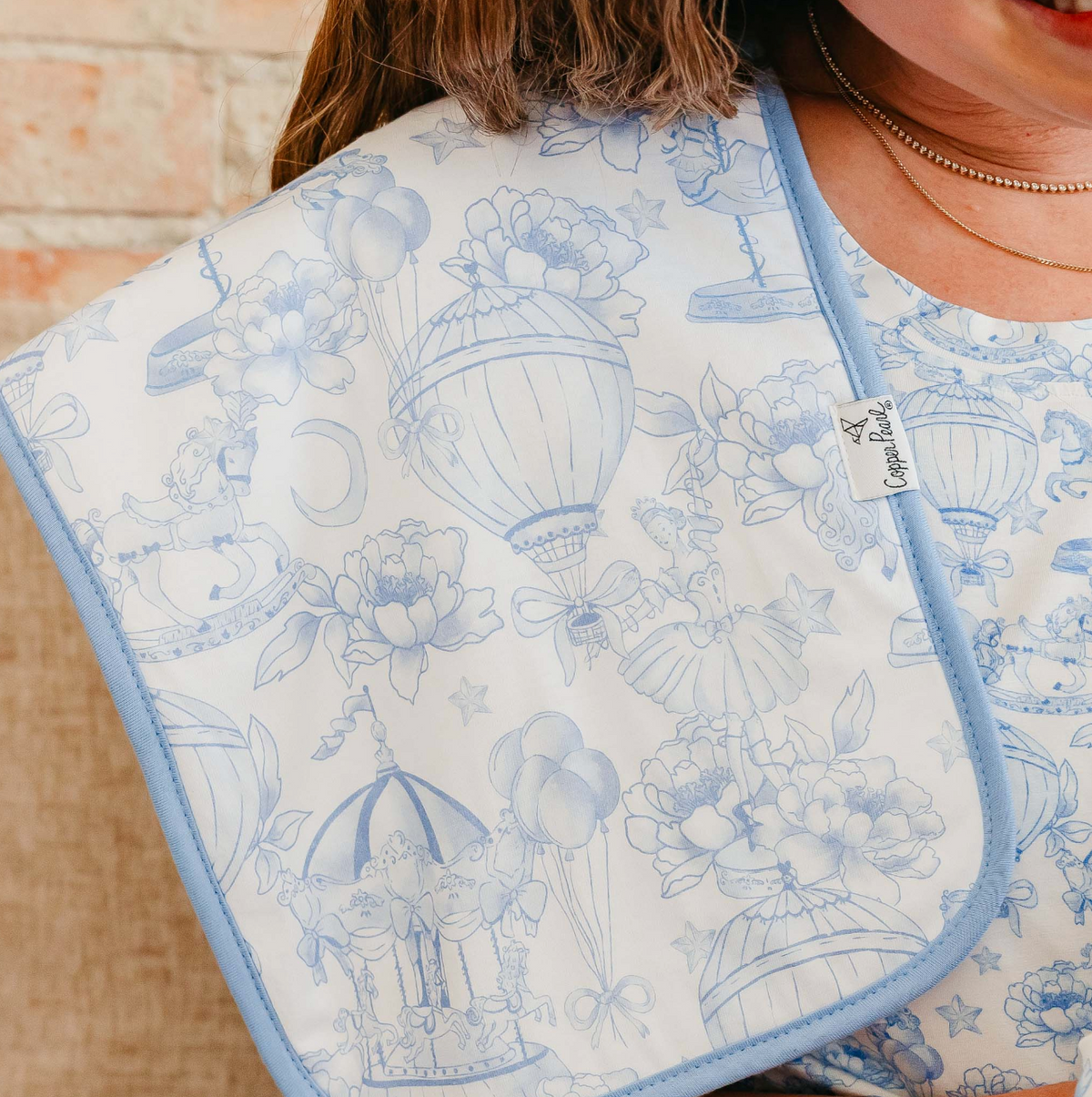 Copper Pearl Vintage Carnival Premium Burp Cloths