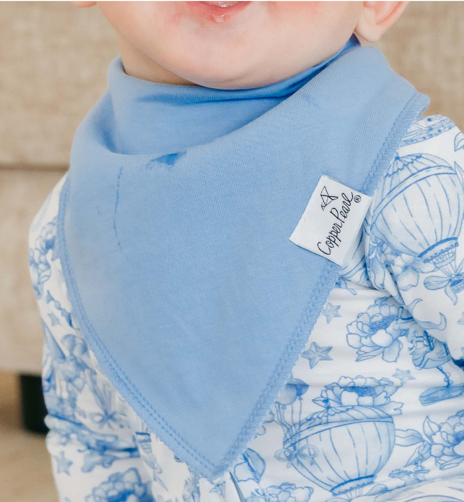 Copper Pearl Vintage Carnival Baby Bandana Bibs