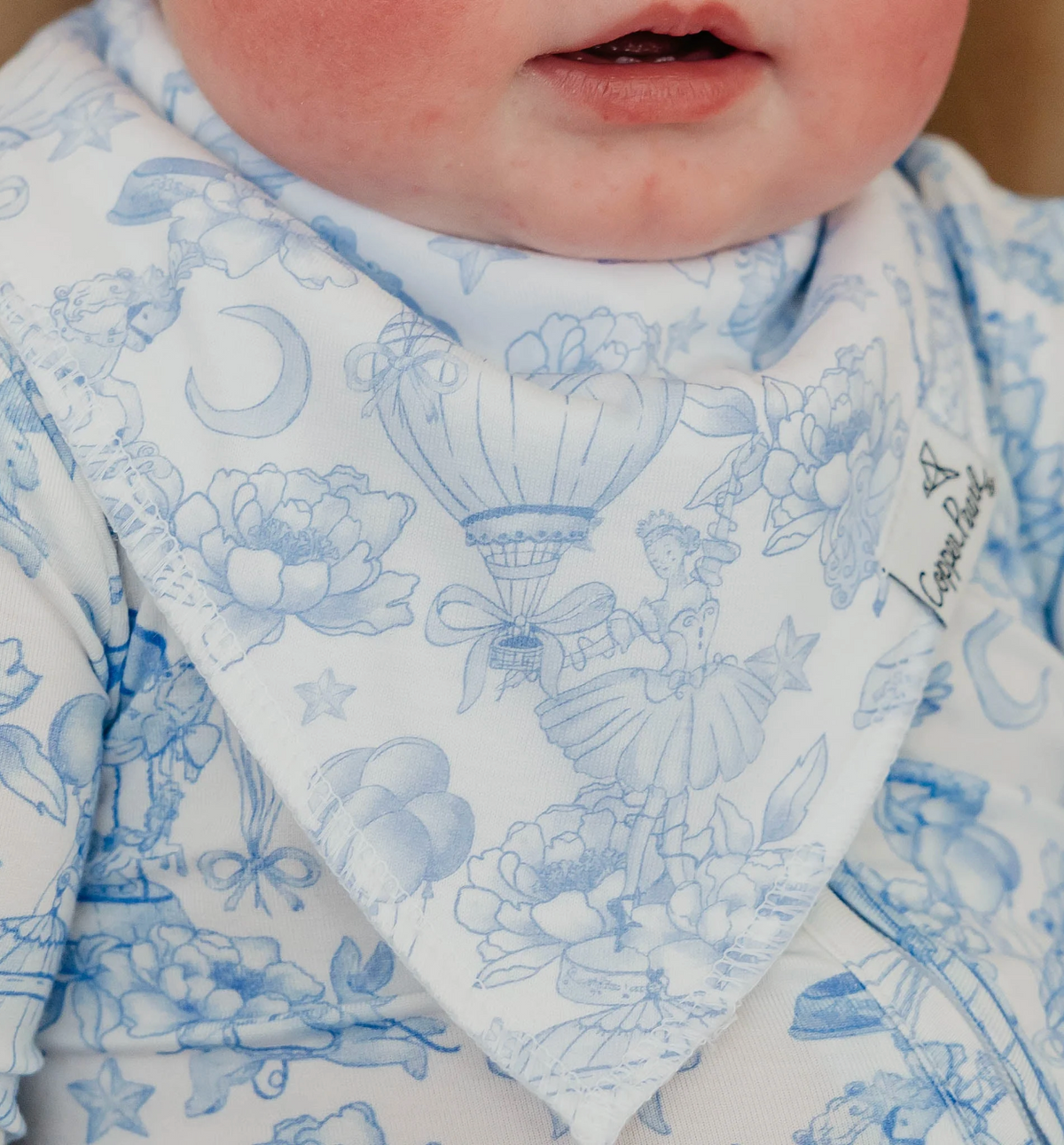 Copper Pearl Vintage Carnival Baby Bandana Bibs